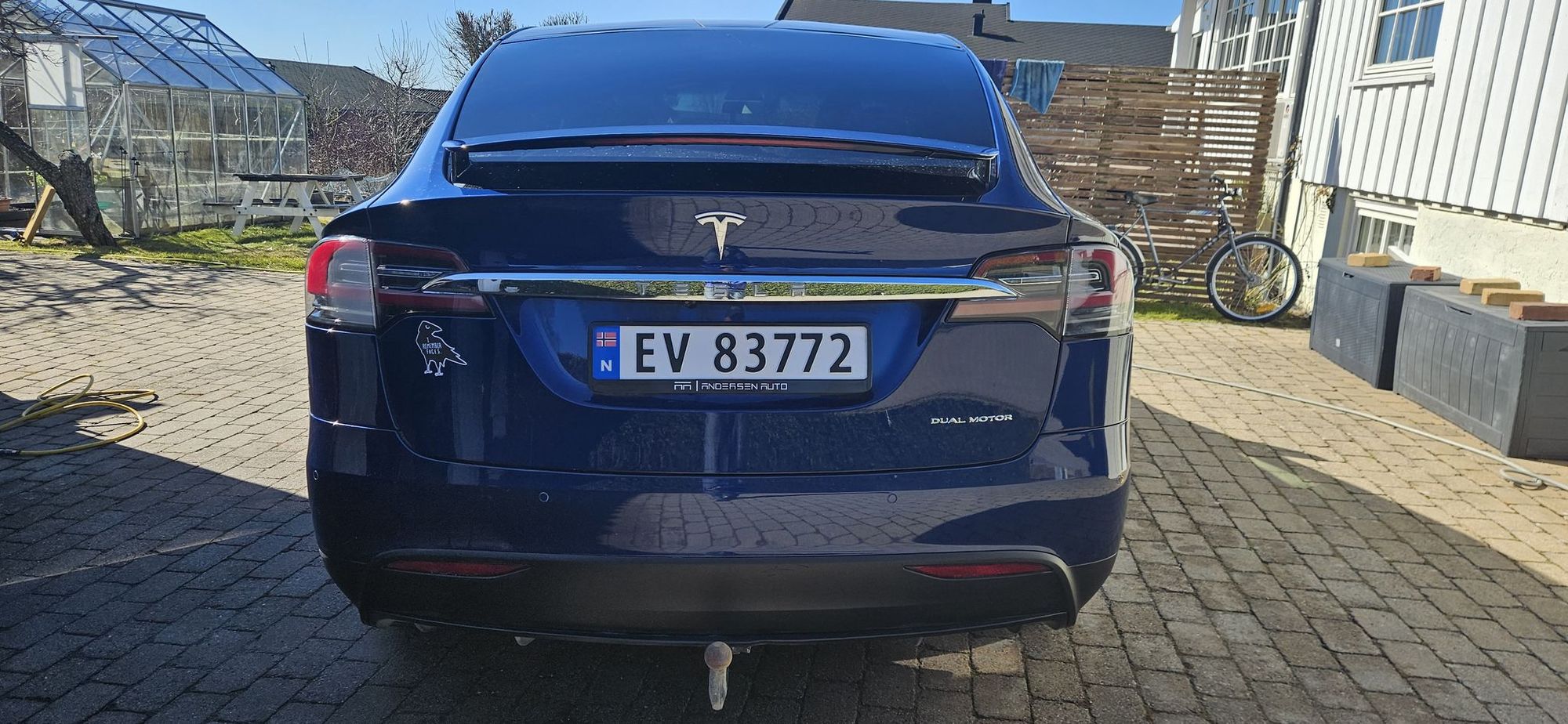Tesla Model X Long Range, 423hp, 2019