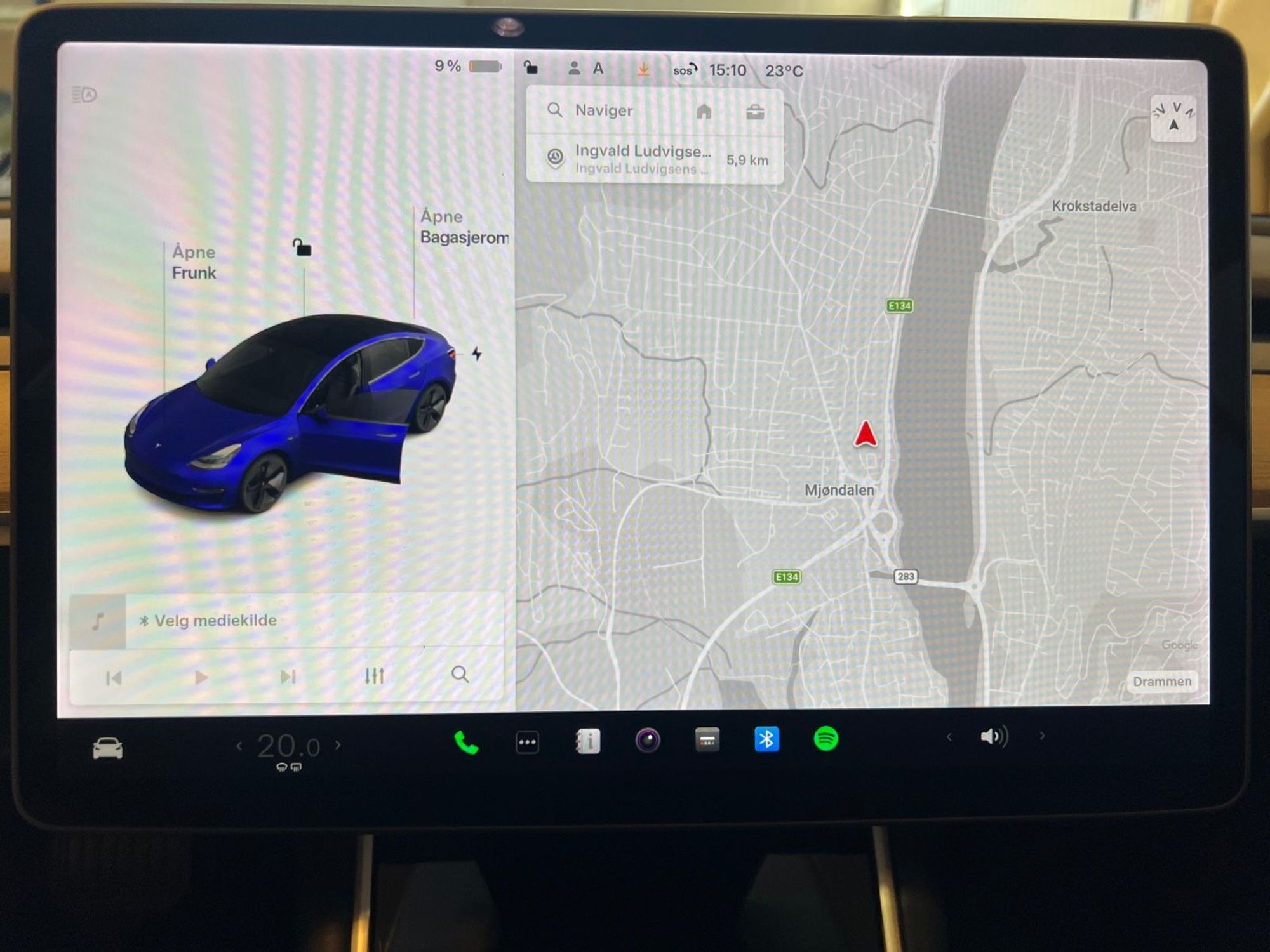 Tesla Model 3 Standard Range Plus, 325hk, 2020
